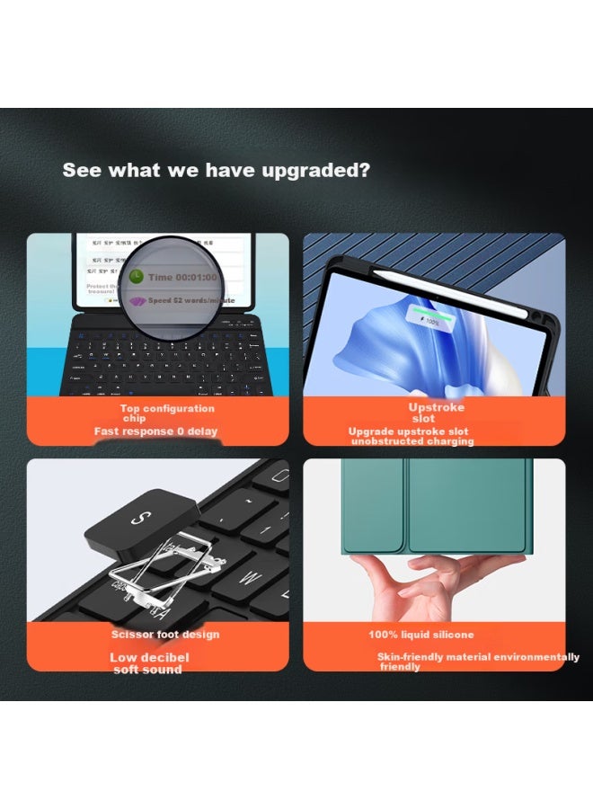 Suoying Compatible With Huawei Tablet Keyboard Matepad 11.5 Protective Case For 23 Models Standard/soft Light Version, Bluetooth Keyboard And Mouse Combo - Image 3
