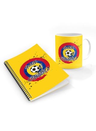 Designer Printed Coffee Mug + A5 Spiral Notebook Memo Notepad Journal Personalised Combo Gift Set Game on Colombia - pzsku/Z7FDC38902ACEB58D4542Z/45/_/1701954570/15f21960-a11e-48d3-98cc-cbe9de2c60c1