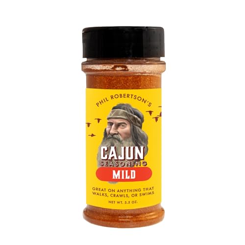 Duck Commander Cajun Seasoning by Phil Robertson - Premium Spice Blend for Meat, Seafood & Vegetables, Perfect for BBQ, Gumbo & Creole Recipes - Mild, 5.5 oz - Image 1