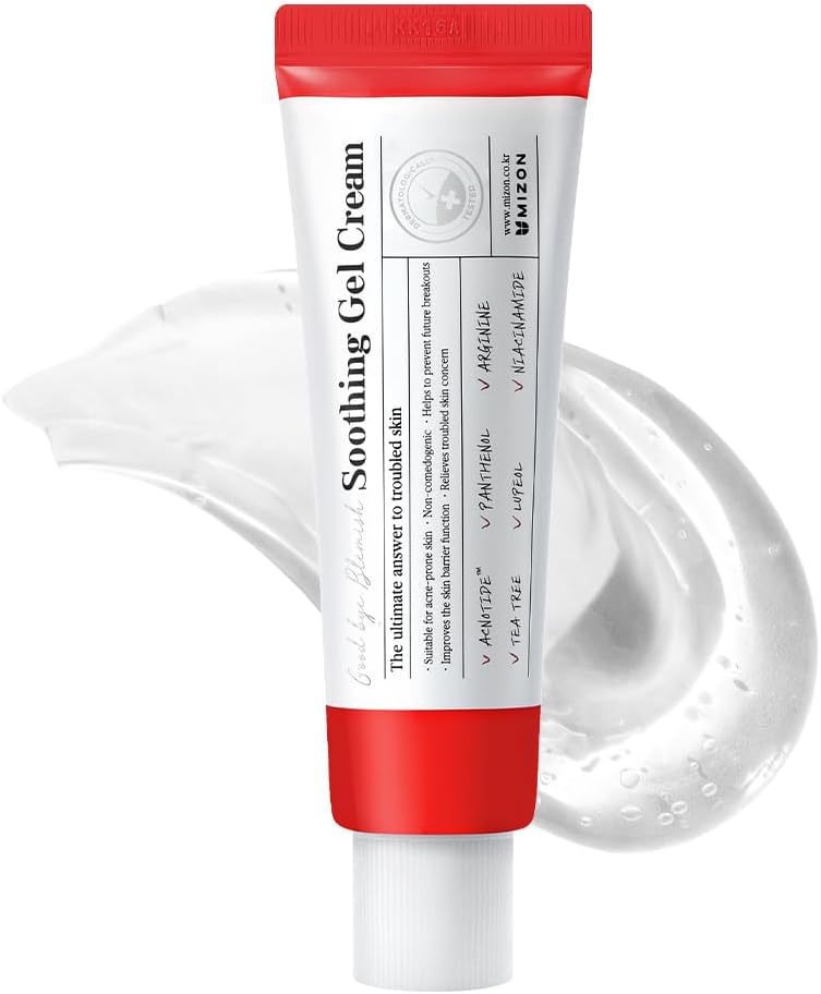 MIZON GOOD BYE BLEMISH SOOTHING GEL CREAM 55ml Korean skincare Breakout Treatment Acne Spot Treatment Suitable for Sensitive skin