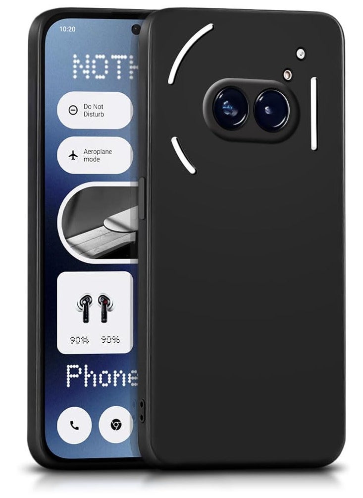 Generic Nothing Phone 2A 5G Slim Ultra Soft Silicone Back Cover with Inner Velvet Fabric Lining and Camera Protection Back Case for Nothing Phone 2A  - Image 1