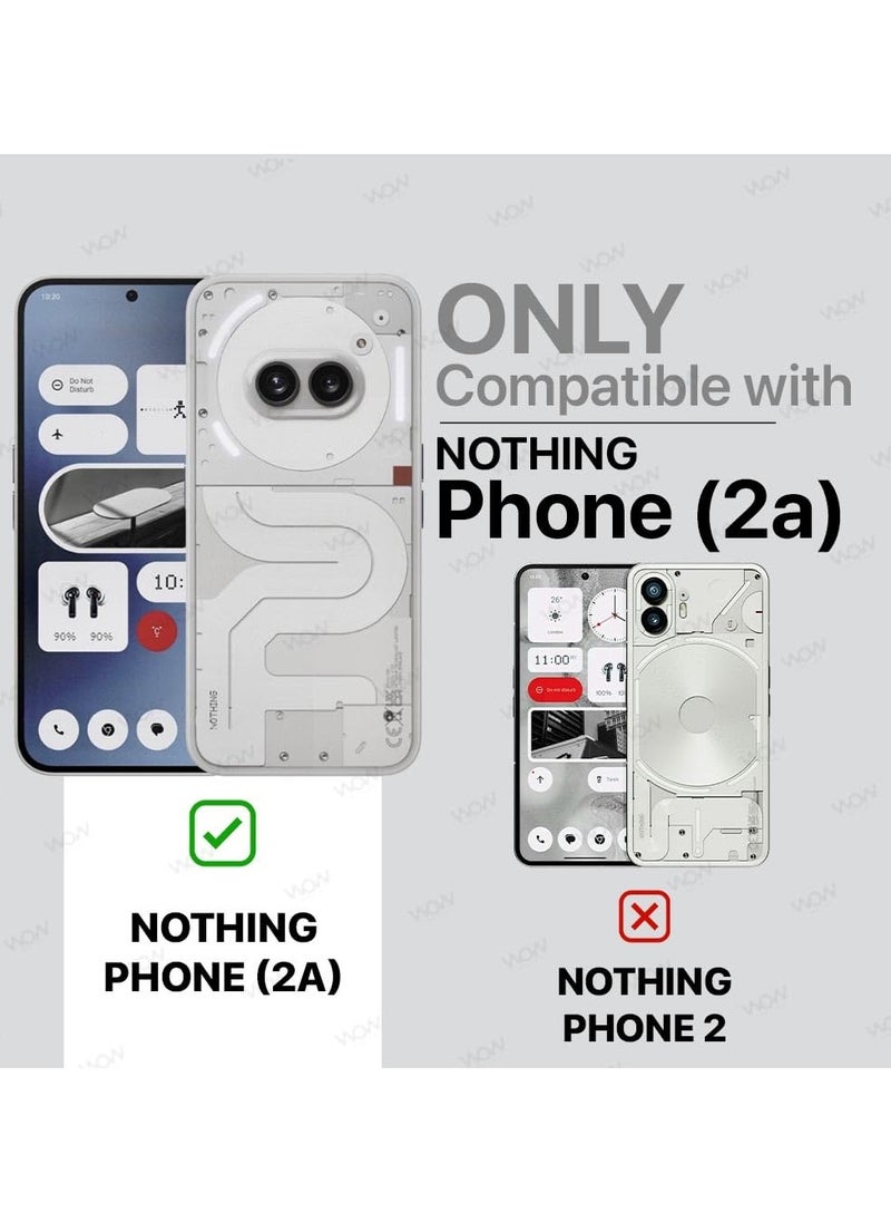 Generic Nothing Phone 2A 5G Slim Ultra Soft Silicone Back Cover with Inner Velvet Fabric Lining and Camera Protection Back Case for Nothing Phone 2A  - Image 2