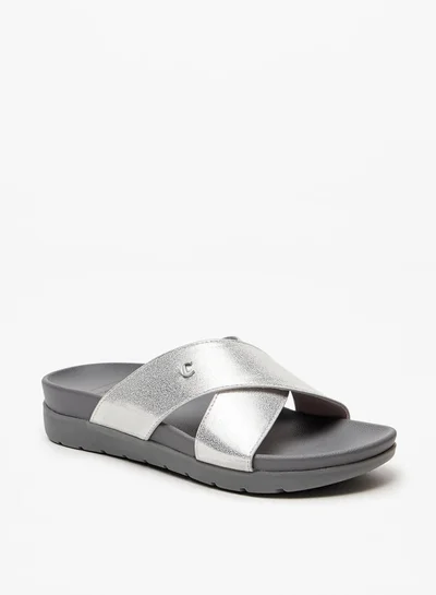 Le Confort Women's Cross Strap Slip-On Flatform Sandals