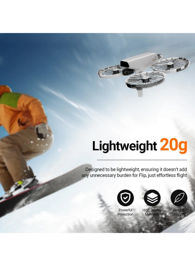 For DJI Flip Drone Anti Collision TPU Propeller Bumper Protection Rings Guard Frame Blade Safety Enhanced Toughness Precise Fit Durable Accessories - Image 2