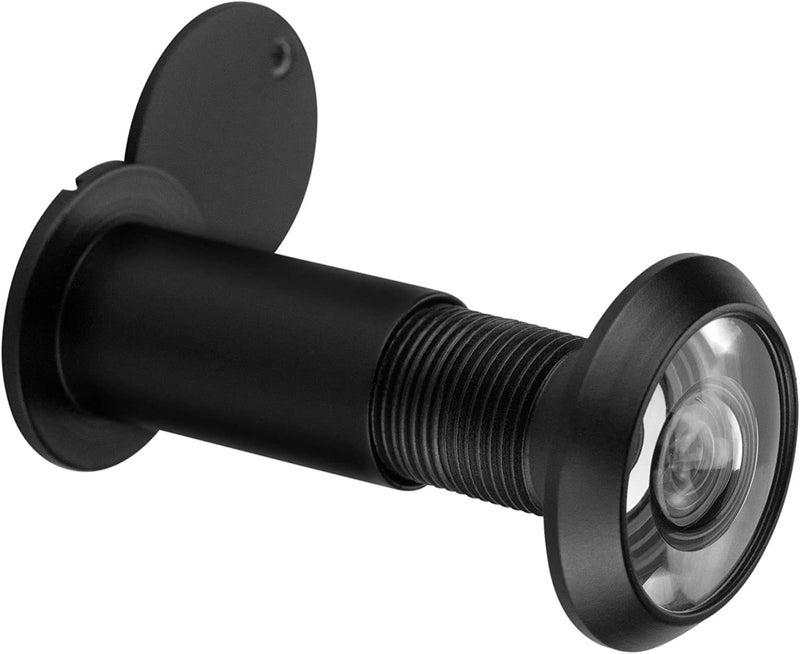 Earl Diamond - Peep Holes for Door, Solid Brass 200-Degree Door Viewer Peephole with Heavy Duty Rotating Privacy Cover for1-3/8" to 2-1/6" Doors Doors for Home Office Hotel, Black - Image 5