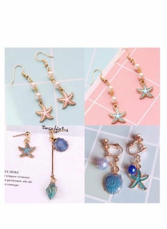 SYOSI 27pcs Sea Charms Enamel Charms Jewelry Making Conch Starfish Shell Charms Alloy Pendants Shell Dangles Shell Bead Jewelry Making Charms Kit  - Image 3