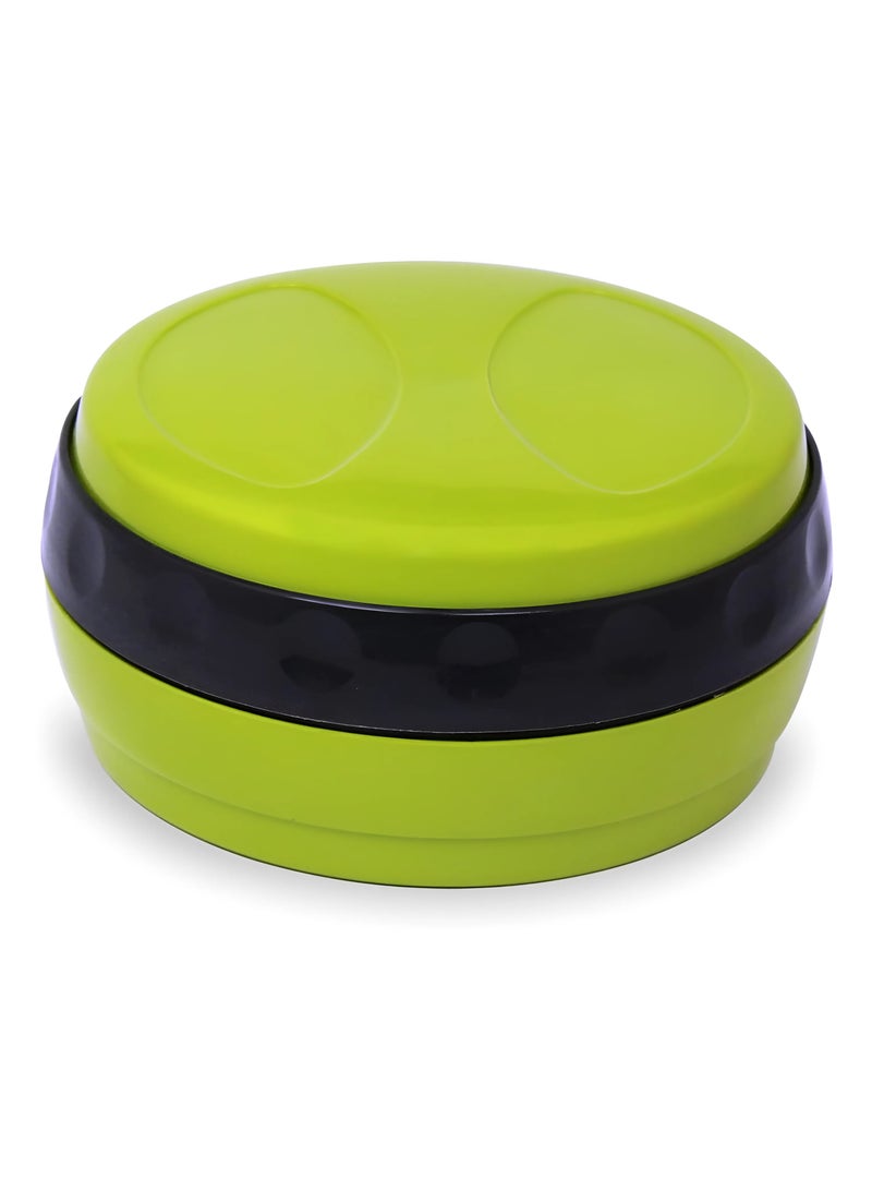 Stainless Steel insulated Lunch Box, Round Tiffin box, Leak proof Airtight lunch box with Assorted Colors - Designo