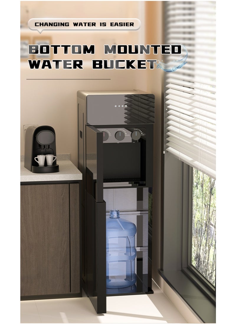 Bottom Loading Water Cooler Dispenser, Cold/Warm/hot Vertical Adjustable Water Boiler, 5 Gallon Dispenser - Ideal 3 in 1 Water Cooler