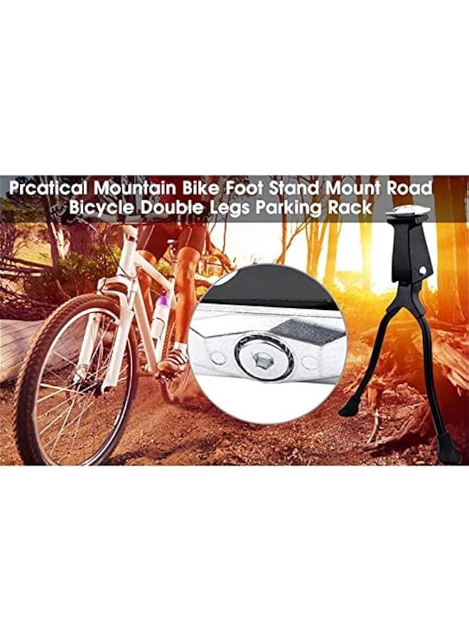 Generic Center Mount Double Leg Bikes Kickstand, Adjust Practical Mountain Bikes Foot Stand for 26 inches and Wheel Mountain Bikes, Road Bikes, Adult Bikes, Sports Bikes, Center Mount Double Leg Bikes  - Image 5