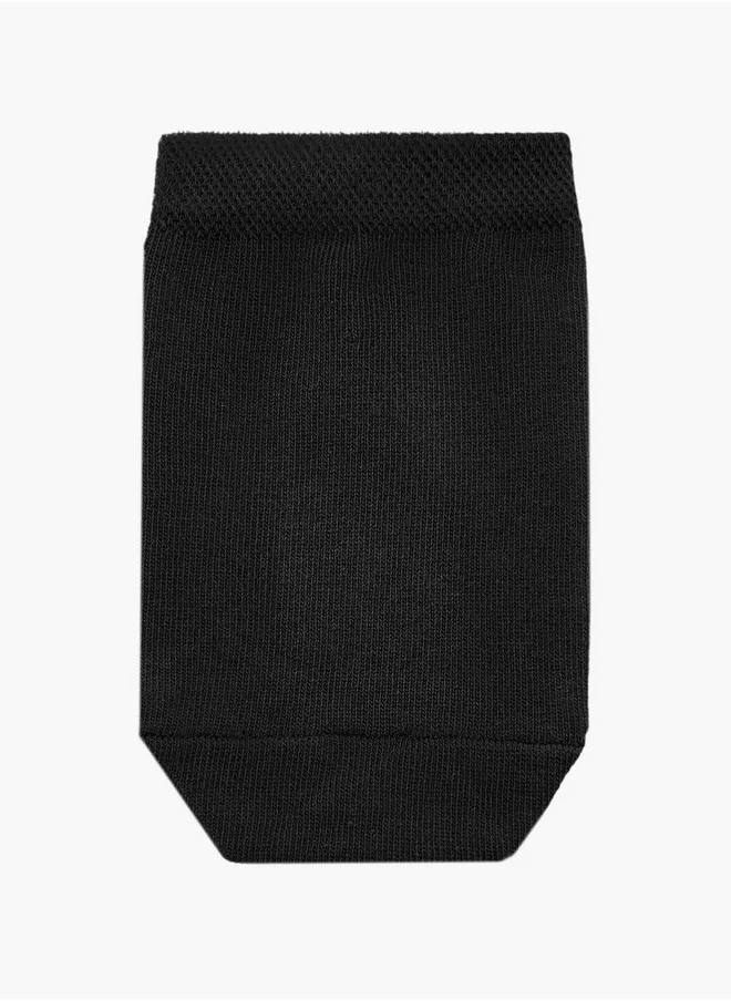 سيليست Floral Textured No Show Socks - Set of 3