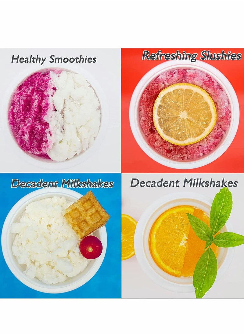 Excefore - Slushie Maker Cup, Magic Quick Frozen Smoothies Cup, Cooling Cup, Double Layer Squeeze Slushy Maker Cup, Homemade Milk Shake Ice Cream Maker DIY Smoothie Cup for Children and Family (Pink) - Image 1