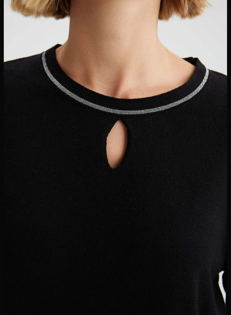 DeFacto Regular Fit Printed Knitwear Jumper