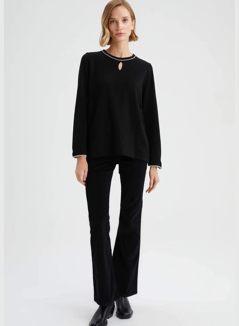 DeFacto Regular Fit Printed Knitwear Jumper
