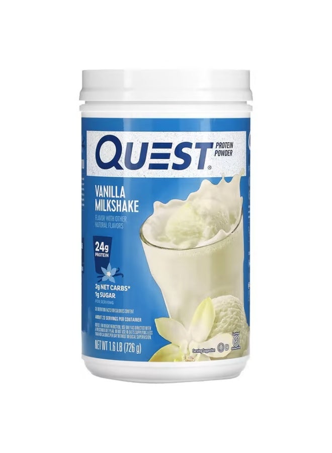 Quest Nutrition، مسحوق البروتين، ميلك شيك الفانيليا، 1.6 رطل (726 جم)