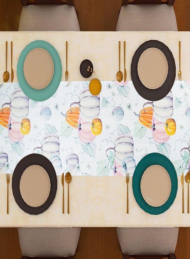 XINNK Fall Pumpkin Table Runner - Table Runners for Fall Decorations for Home, Kitchen Dining Coffee or Indoor and Outdoor Home Parties Decor (13*72in) - Image 5