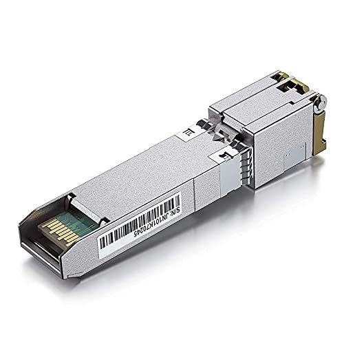 10Gtek 𝟴𝟬-𝗠𝗲𝘁𝗲𝗿 𝟭𝟬𝗚𝗕𝗮𝘀𝗲-𝗧 𝗦𝗙𝗣+ 𝘁𝗼 𝗥𝗝𝟰𝟱 𝗧𝗿𝗮𝗻𝘀𝗰𝗲𝗶𝘃𝗲𝗿, RJ45 to SFP+ Copper Ethernet CAT.6a Module, for Cisco SFP-10G-T-80, Ubiquiti UniFi, Netgear, D-Link and More - Image 5