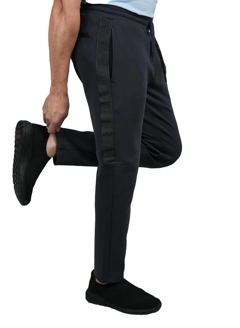 GIORDANO Men's Slim Fit Mid-Rise Interlock Jogger Pants