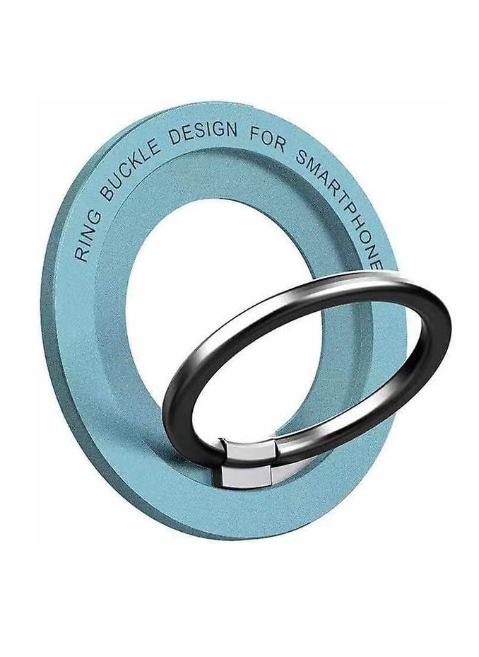 YoYoTech Magnetic Phone Holder for MagSafe Finger Phone Ring Stand Holder,Magnet Ring Grip,Compatible with iPhone 15 14 13 12 11 Pro Max,Samsung S23 Ultra,S22 Ultra and Magsafe Phones-Blue 