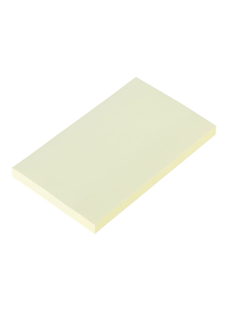 Deli Pack of 2 Sticky Notes 3 x 5 in (76×126mm) 100 Yellow Sheets each - Image 4