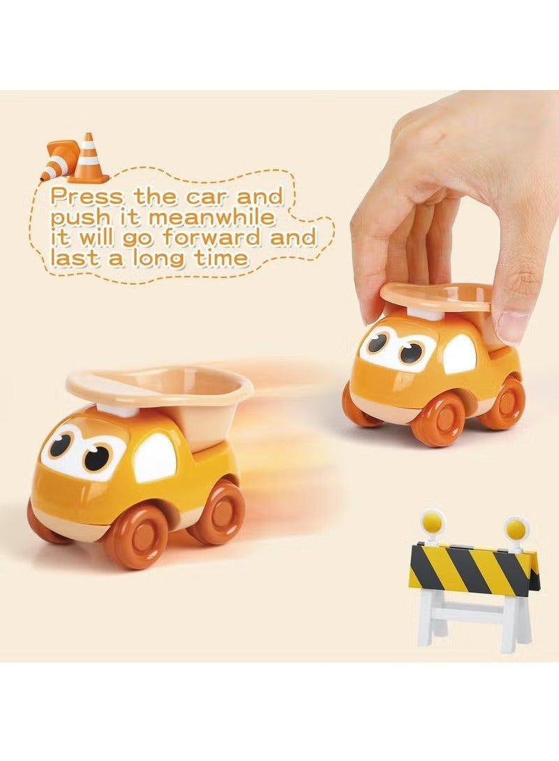 Set of Four Cute Engineering Team for Kids Inertia Car Boy Toys, Baby 1 to 3 Years Old Pull Back Engineering Car, Puzzle Boy and Girl for Baby - Image 2