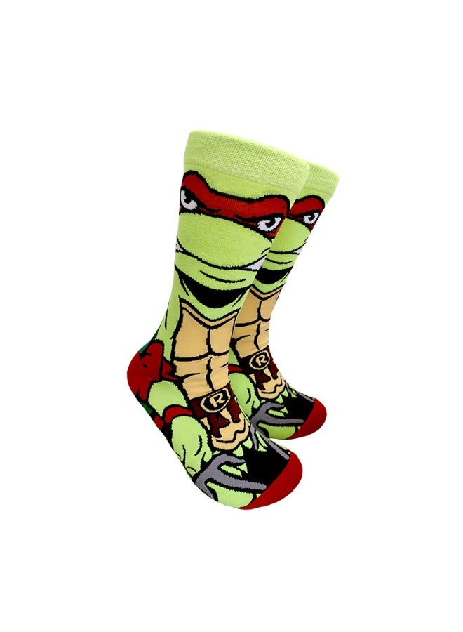 Cartoon Anime & Movie Crew Socks, Streetwear Style Trendy Skateboard Socks for Men & Women(5P) - Image 3