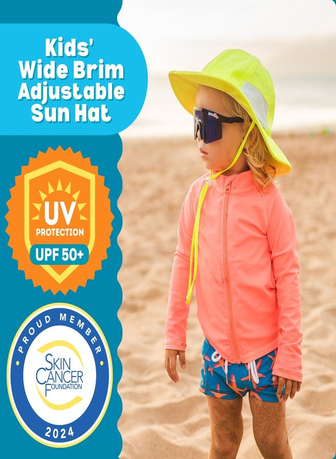 SwimZip Wide Brim Sun Hat | UPF 50+ Protection for Baby, Toddler, and Kids - Image 2