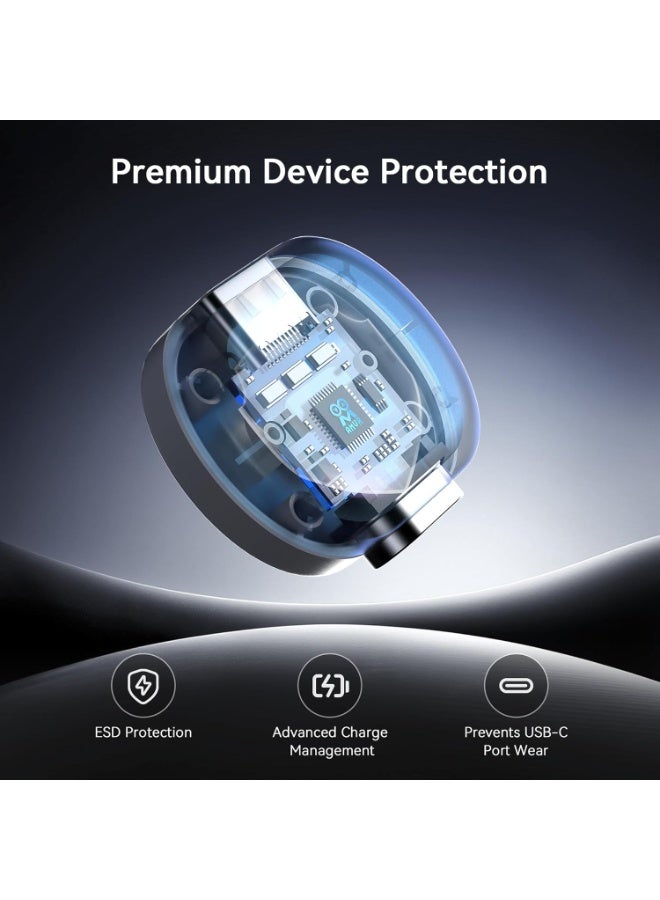 AMVR Magnetic Charging Cable Kit Compatible with Meta Quest 3/3S/Pro Accessories, USB-C 3.0 Power Hub, Premium Device Protection - Image 5