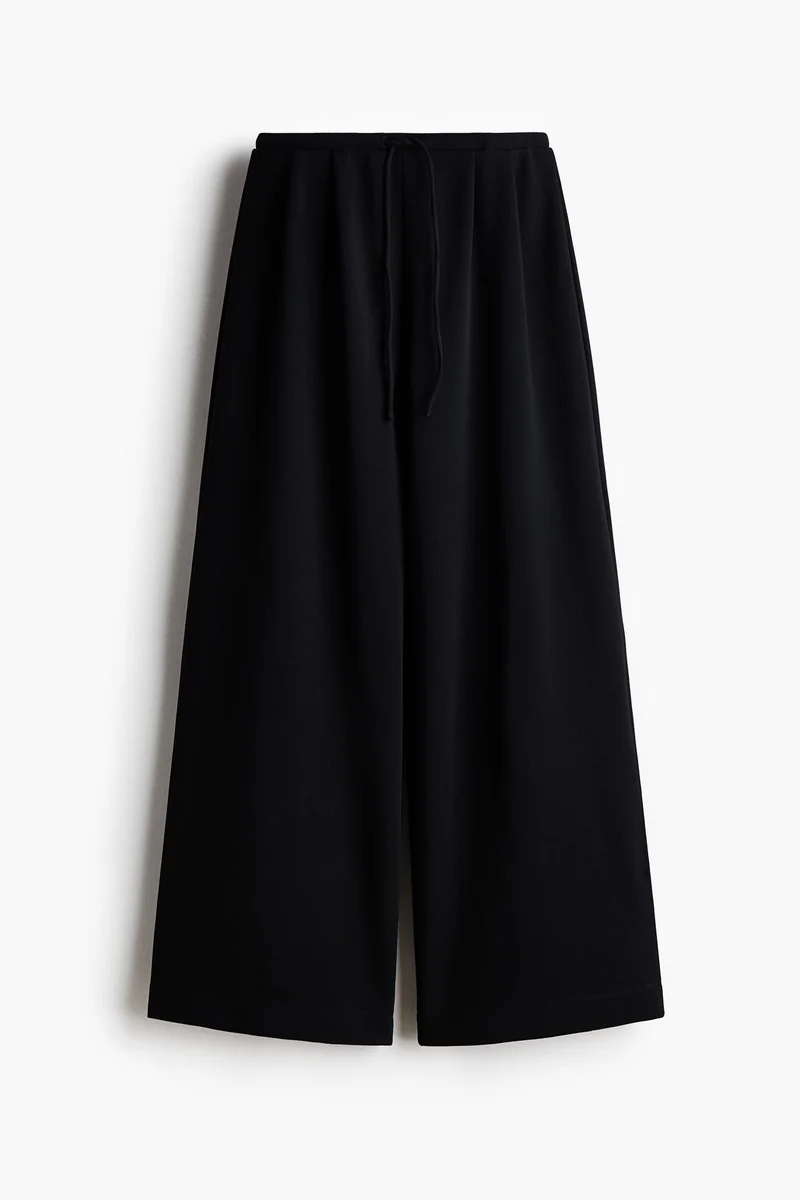 H&M Pleated drawstring trousers