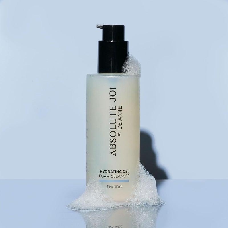 AbsoluteJOI Gentle Foaming Hydrating Facial Cleanser with Glycerin. Soap-Free Face Wash, pH-Balanced and Fragrance Free for All Skin Types. 200ml Bottle - Image 5