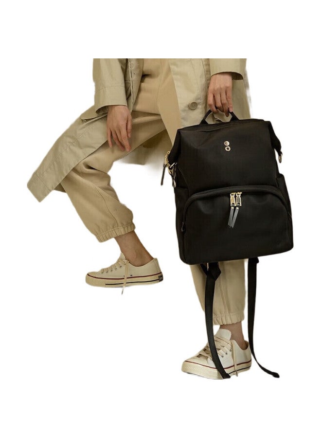 Echolac Backpack For Women, Fashionable Travel Bag, Casual Laptop Bag, Versatile Trendy Bag, Gift For Girlfriend, Ckp2075 Starlight Black - Image 2