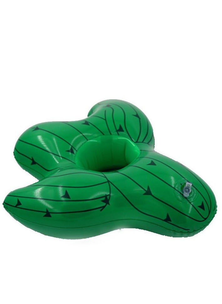 Loquat Cactus Shape Inflatable Swimming Pool Portable Cup Holder - Image 2