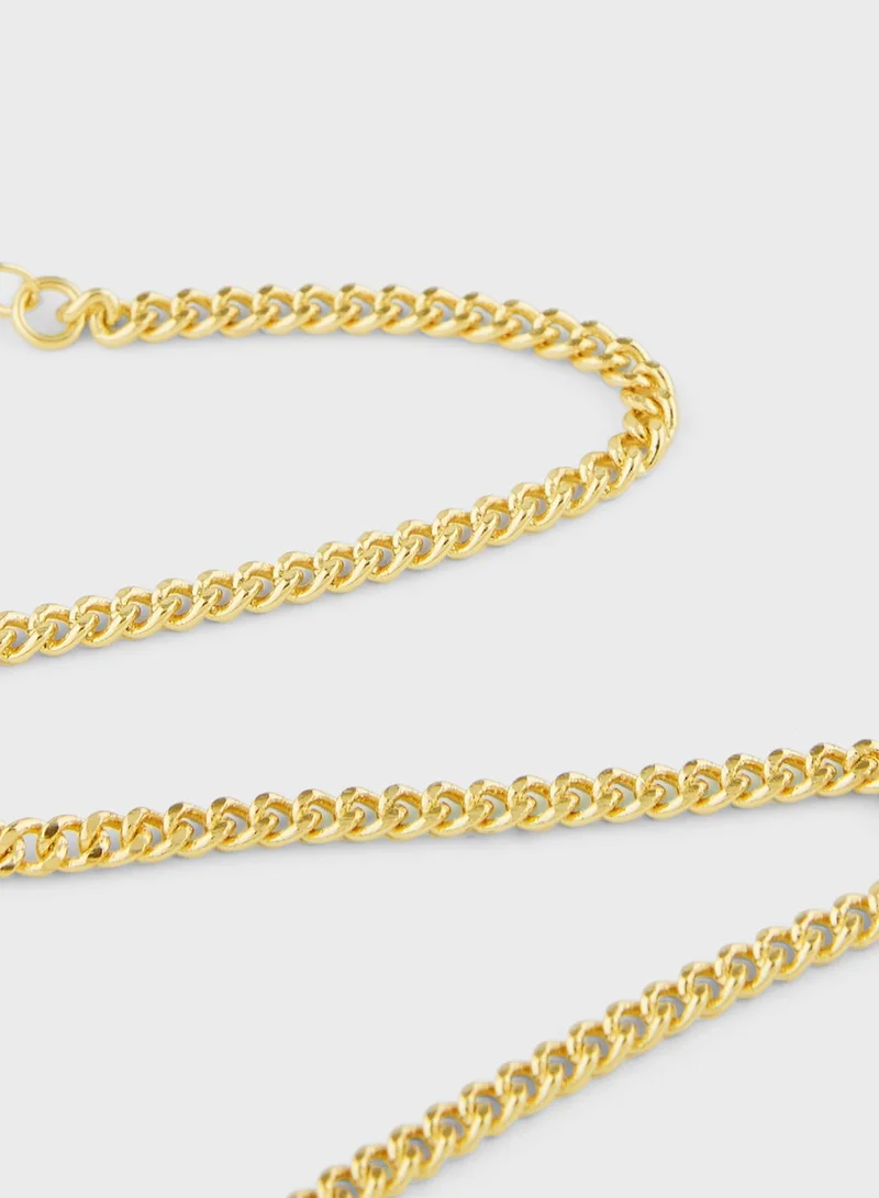 جينجر 2 Pack Heart  Detail Anklet