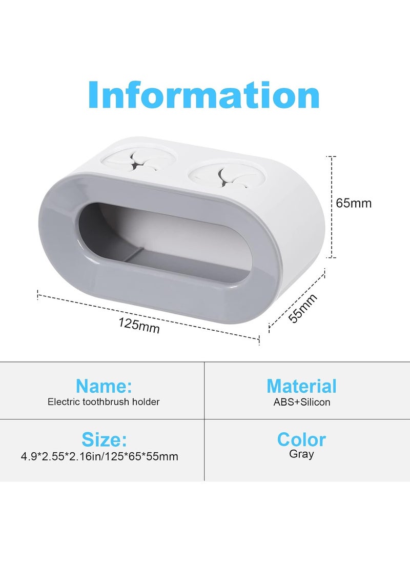 CMGTYYD Toothbrush holder, self-adhesive wall mounted bathroom toothbrush storage, adjustable toothbrush holder, bathroom toothbrush storage  - Image 2
