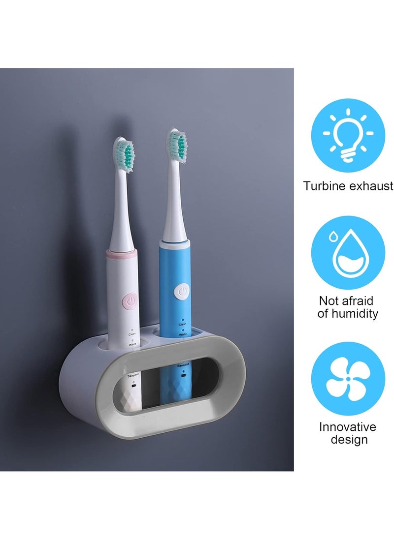 CMGTYYD Toothbrush holder, self-adhesive wall mounted bathroom toothbrush storage, adjustable toothbrush holder, bathroom toothbrush storage  - Image 5