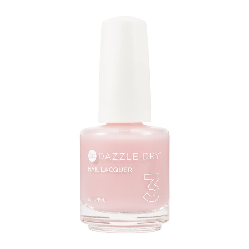 Dazzle Dry Nail Lacquer (Step 3) - Peacefully Me - A sheer pale pink with warm undertones. (0.5 fl oz) - Image 1
