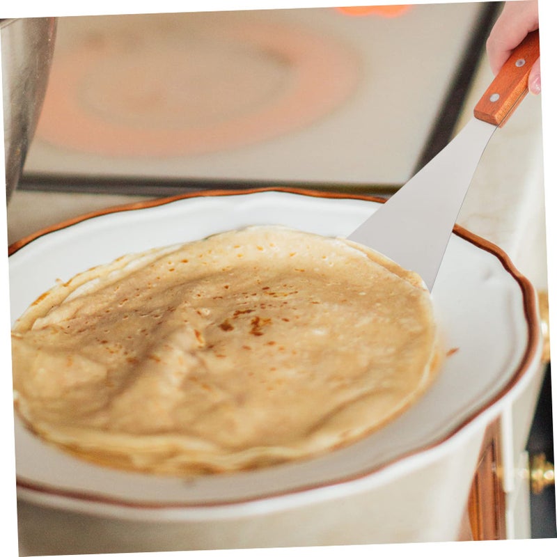 Stainless Steel Crepe Pancake Maker Kit With Spreader Shovel Essential Bakery Supplies - Image 5