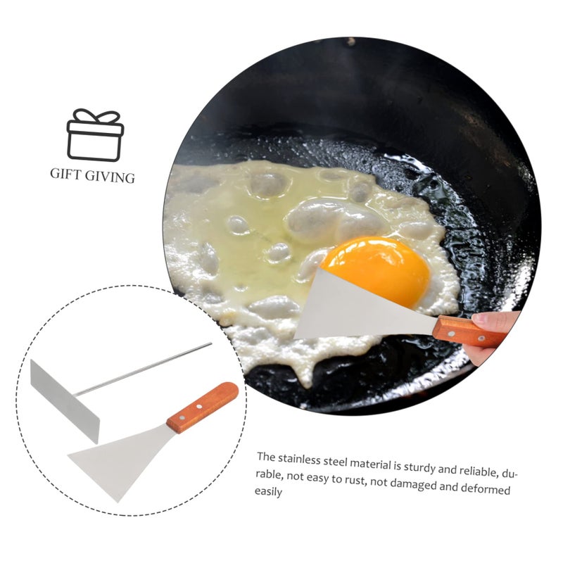 Stainless Steel Crepe Pancake Maker Kit With Spreader Shovel Essential Bakery Supplies - Image 4