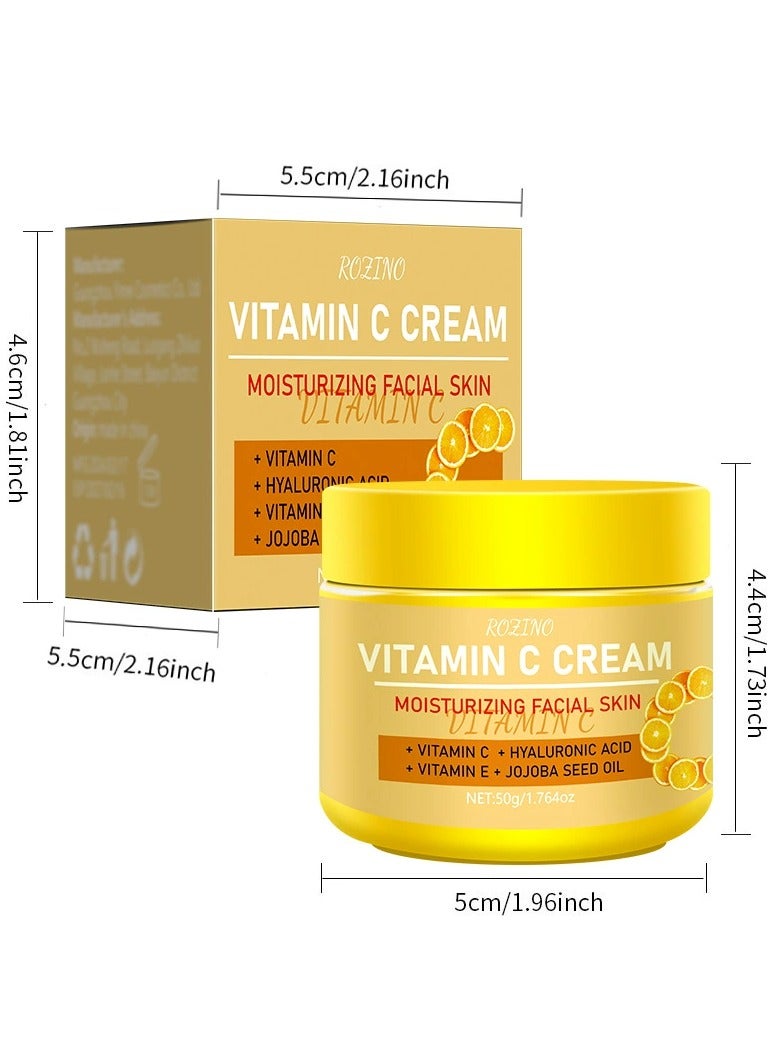 Rozino Vitamin C cream moisturizing VC cream brightens skin tone, tightens pores and refreshes - Image 3