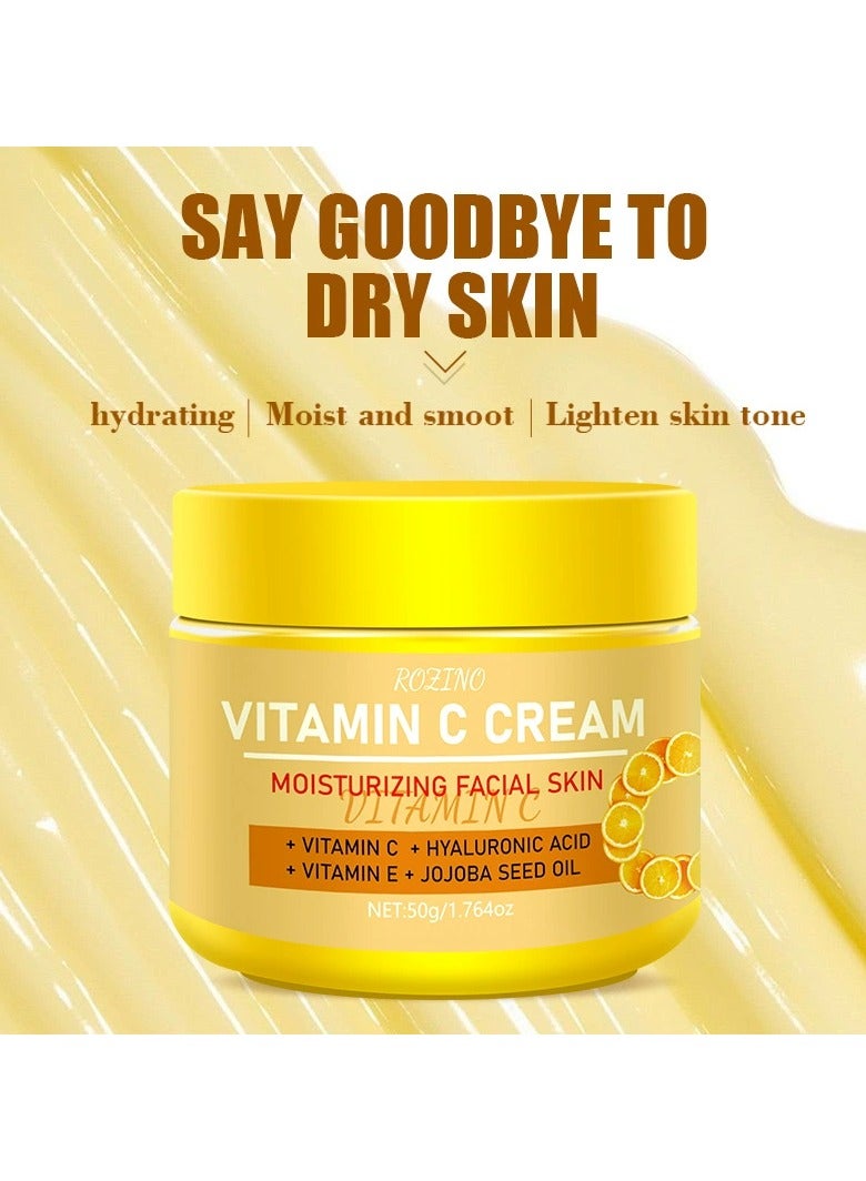 Rozino Vitamin C cream moisturizing VC cream brightens skin tone, tightens pores and refreshes - Image 4