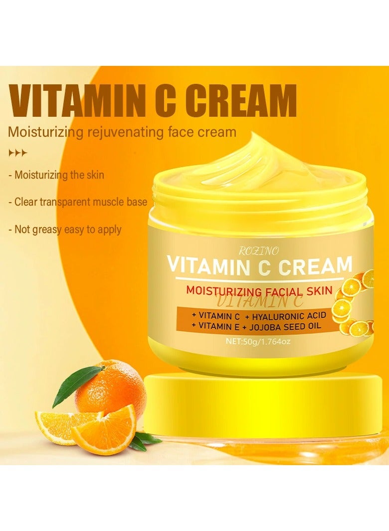 Rozino Vitamin C cream moisturizing VC cream brightens skin tone, tightens pores and refreshes - Image 5