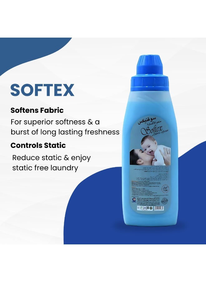 سوفتيكس 3 قطع من منعم الأقمشة 1 لتر - Image 2