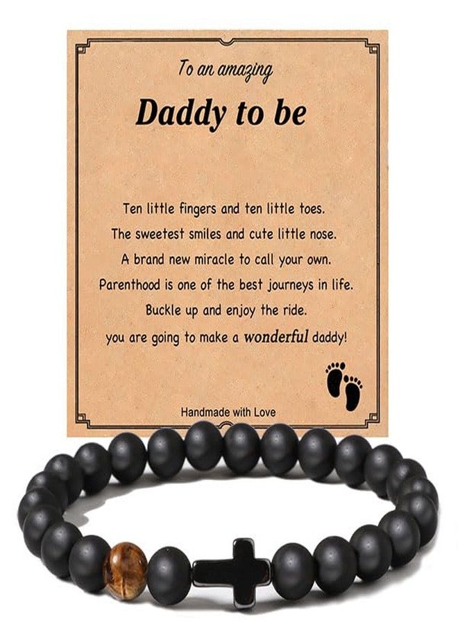AULSIEY New Dad Gifts - First Time Dad & Pregnancy Announcement Gifts, Fathers Day Bracelet - Image 1