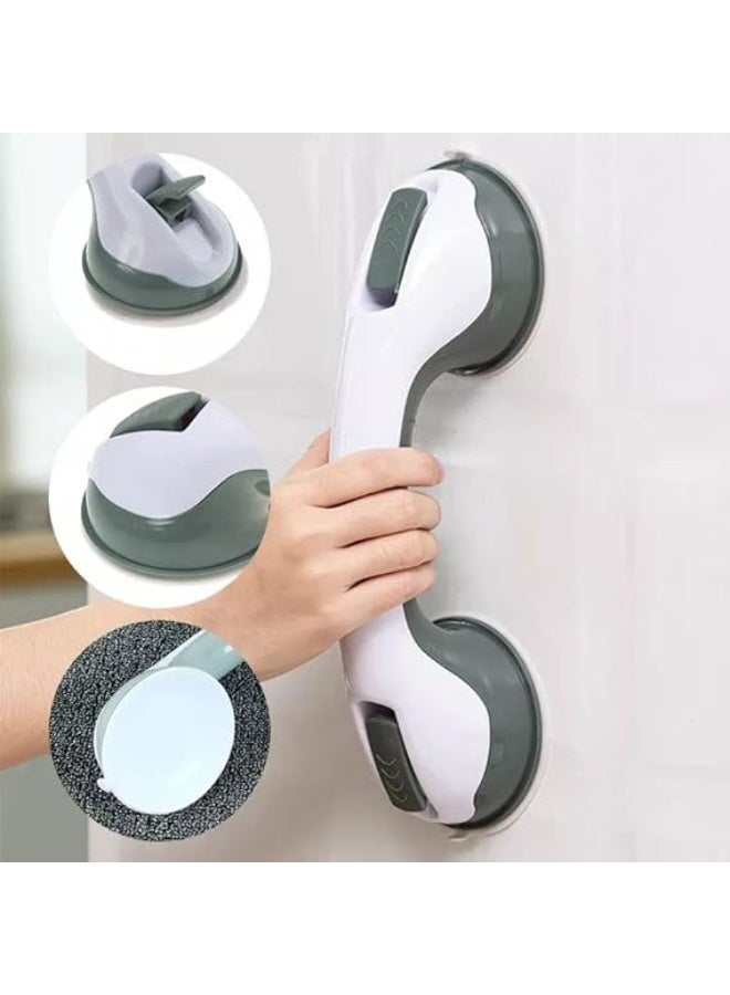Pack of 2 Suction Grab Bars for Shower and Bathtub, Portable Bathroom Support Handles, Easy Installation Grip Rails for Daily Mobility Assistance - Image 2