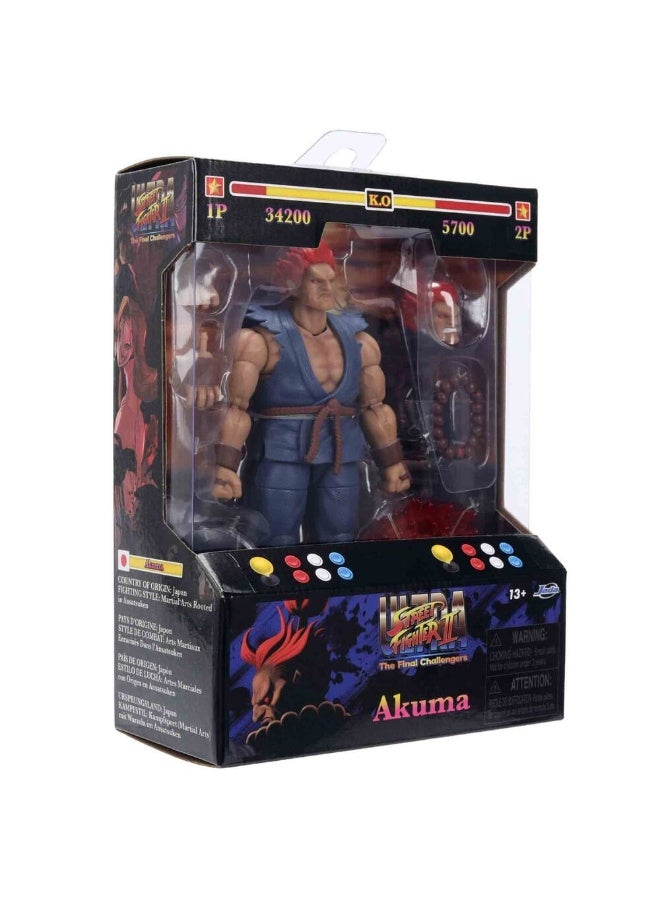 Jada Ultra Street Fighter II The Final Challengers Akuma Action Figure (17 cm) - Image 1
