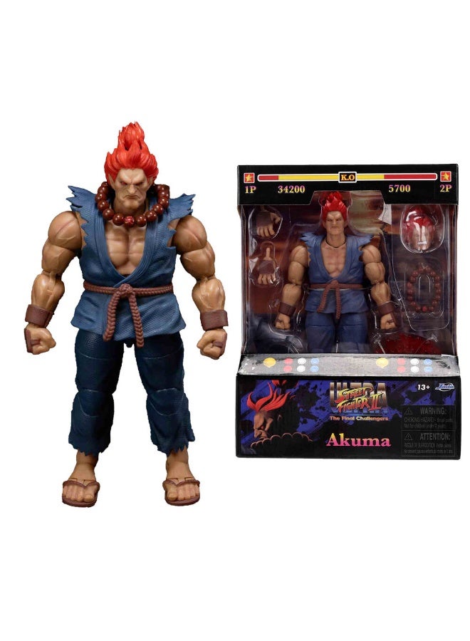 Jada Ultra Street Fighter II The Final Challengers Akuma Action Figure (17 cm) - Image 2
