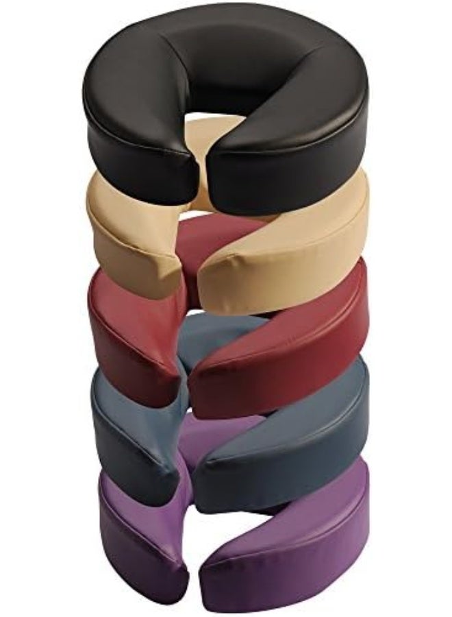 مسند رأس عالمي من ماستر ماسيج، وسادة وجه لطاولة التدليك - اللون الأسود، بسمك 3.5 إنش (عبوة من 1) - Image 5