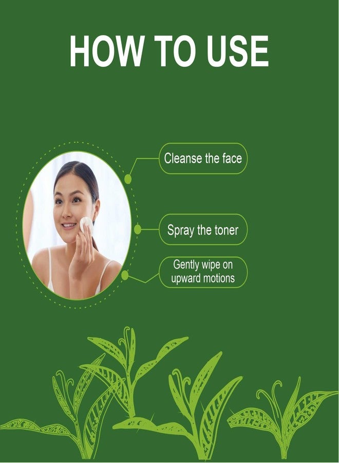 Bon Austin Green Tea Face Toner for Radiant Glow Skin Toner with Vitamin C/Pore Tightening Toner for Men & Women Pack of 1 of 100 ML - Image 4