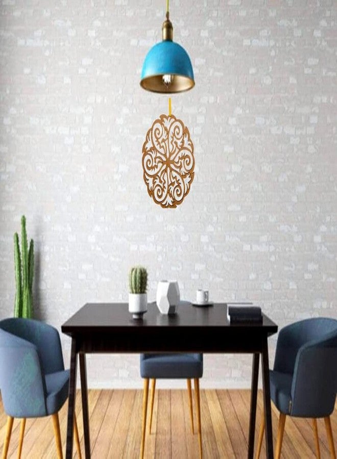 Purpledip Wooden Laser Cut Wall Hanging: Mandala Art, Unfinished (12388) - Image 4