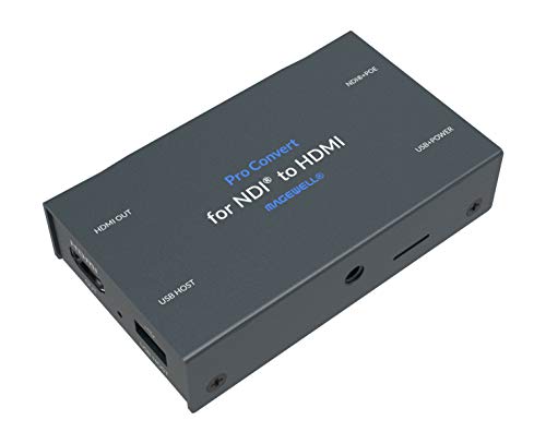 Magewell Pro Convert NDI to HDMI – IP NDI, NDI HX Decoder with HDMI Output up to 4K60, Low-Latency, RJ45 Gigabit, Web Control & PoE/USB Power for Live Production (64100) - Image 4
