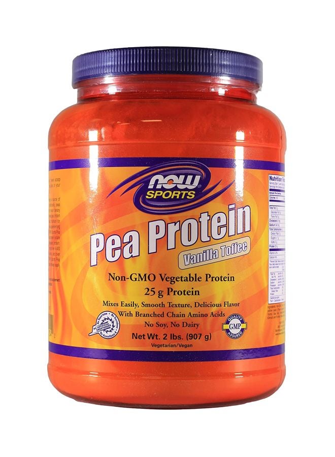 Now Foods Pea Protein Vegetable - Vanilla Toffee - Image 1